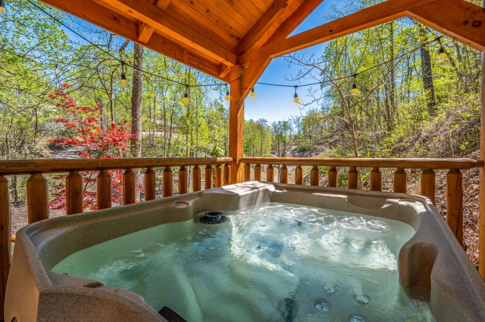 Permanent Vacation-Private Honeymoon Cabin With Hot Tub Sevierville Exterior foto